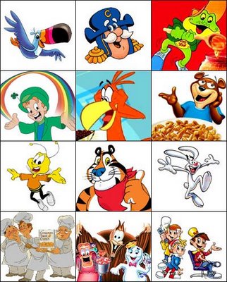 cereal mascots