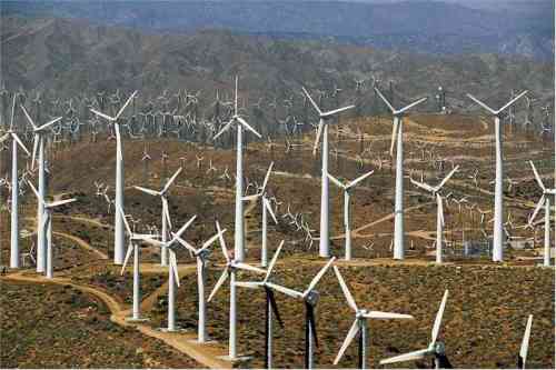 Windmills For Power. California windmill farmone