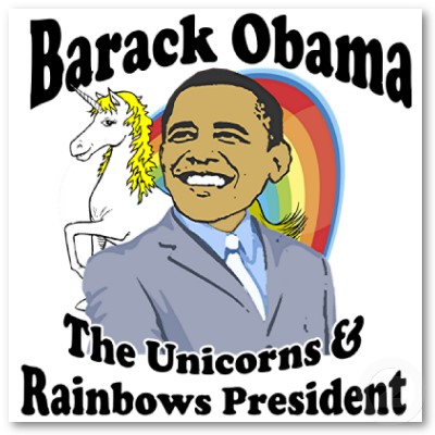 pictures of rainbows and unicorns. (Pics added by B.S. Report)
