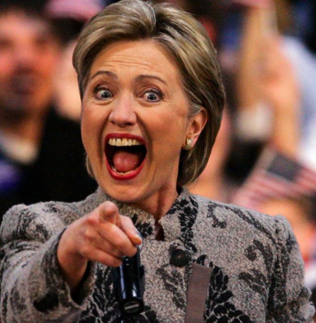 funny hillary clinton pictures. Poll: Hillary Clinton More