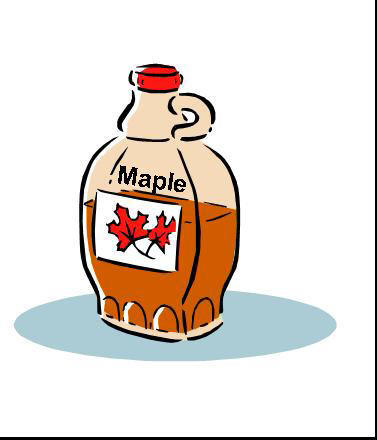 Maple syrup.